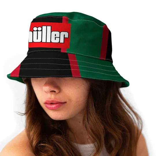 Aston Villa 1994 away-inspired retro bucket hat in heavyweight canvas