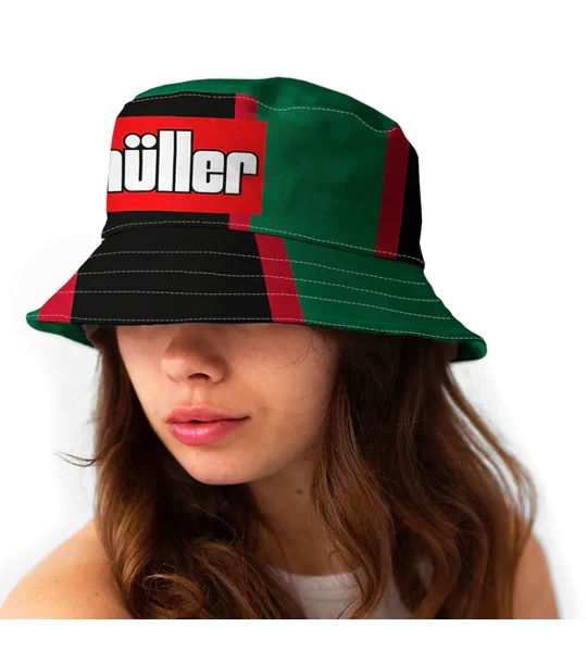 Aston Villa 1994 away-inspired retro bucket hat in heavyweight canvas