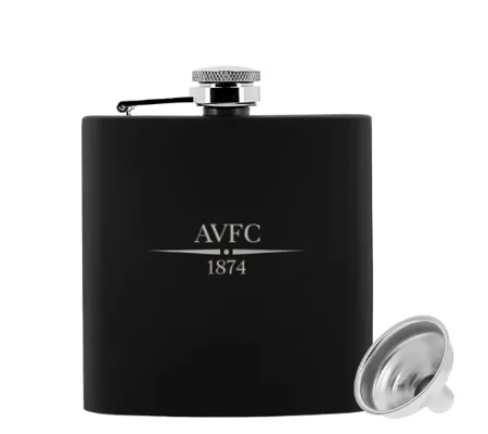 Aston Villa-Inspired 6oz Luxury Hip Flask – Football Gift