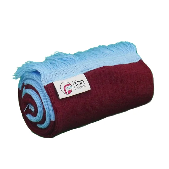 Aston Villa Colours Retro Style Football Bar Scarf