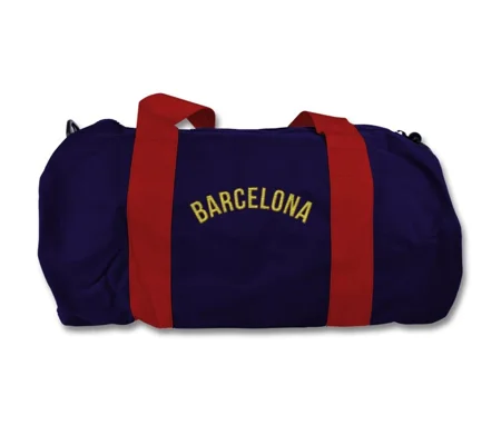 Barcelona-Inspired Retro-Style Football Holdall Bag