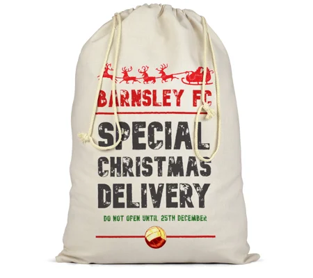 Barnsley Christmas Football Delivery Santa Sack
