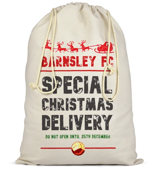 Barnsley Christmas Football Delivery Santa Sack