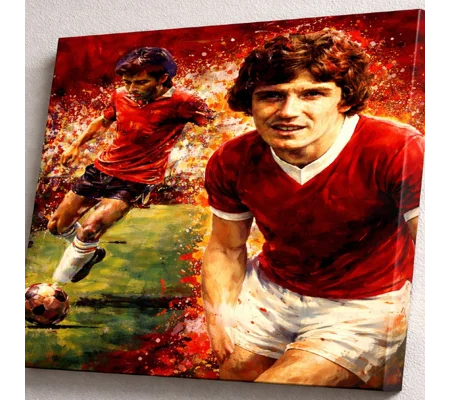 Barnsley Ronnie Glavin Canvas Art Print | Football Wall Art