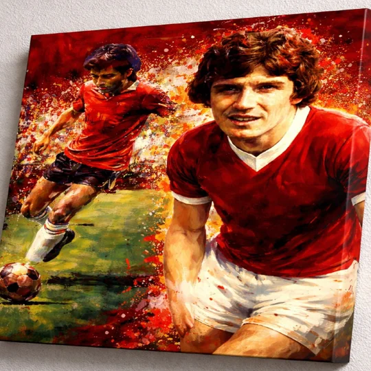 Barnsley Ronnie Glavin Canvas Art Print | Football Wall Art