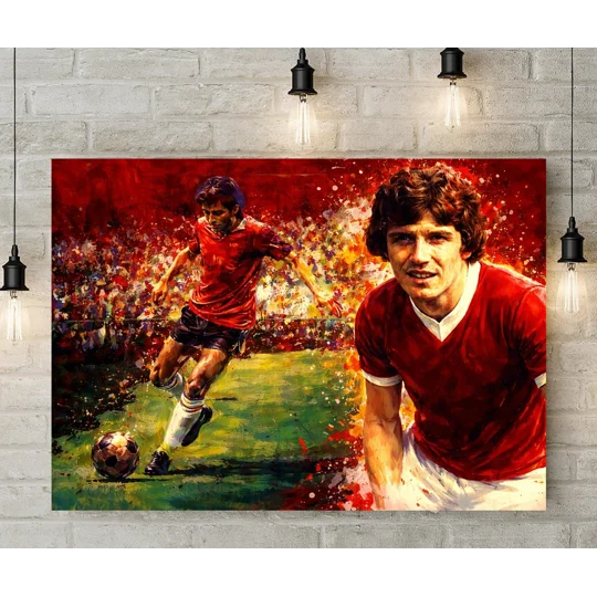 Barnsley Ronnie Glavin Canvas Art Print | Football Wall Art