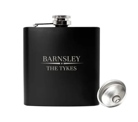 The Tykes 6oz Luxury Hip Flask | Barnsley-Inspired Football Gift
