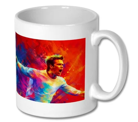 Becks England-Inspired Football Art | Soccer Gift Mug