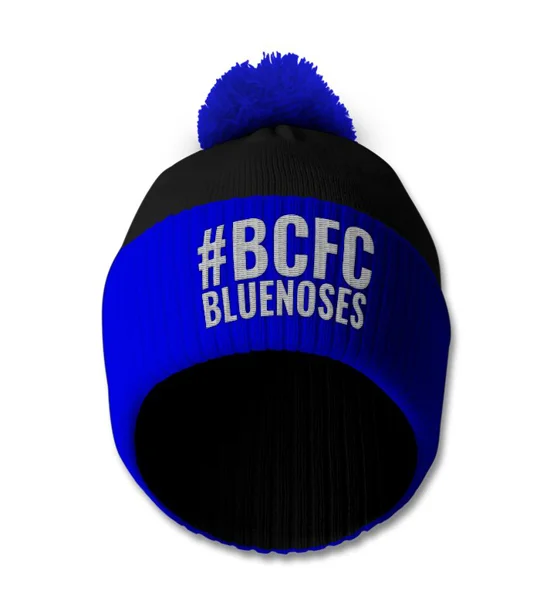 Birmingham Bluenoses Hashtag Retro-Style Bobble Hat