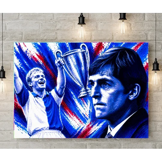 Blackburn League Champions Iconic Canvas Print