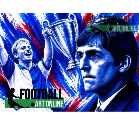 Blackburn League Champions Iconic Digital Print