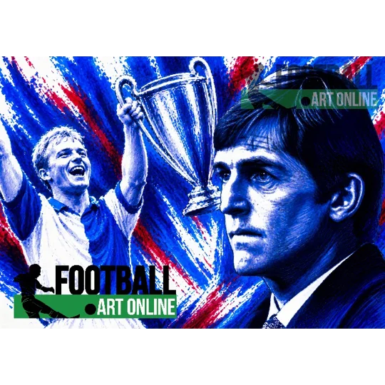 Blackburn League Champions Iconic Digital Print