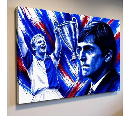 Blackburn League Champions Iconic Canvas Print