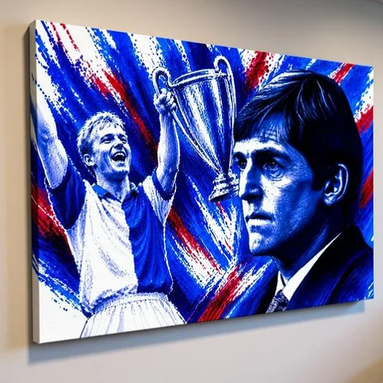 Blackburn League Champions Iconic Canvas Print