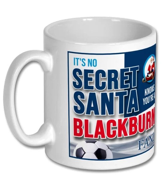 Blackburn Secret Santa Christmas Gift Mug