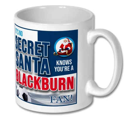 Blackburn Secret Santa Christmas Gift Mug