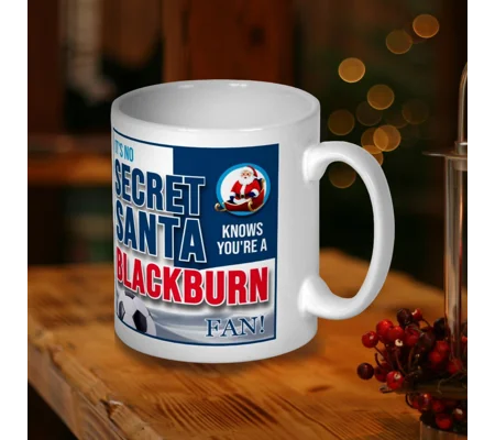 Blackburn Rovers-Inspired Secret Santa Christmas Gift Mug