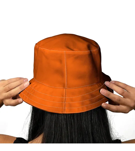 Retro Blackpool-inspired football bucket hat based on 2010 home style