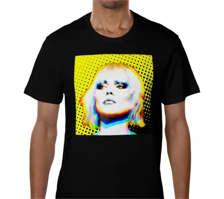 Blondie Debbie Harry-Inspired Art Black Fan T-Shirt