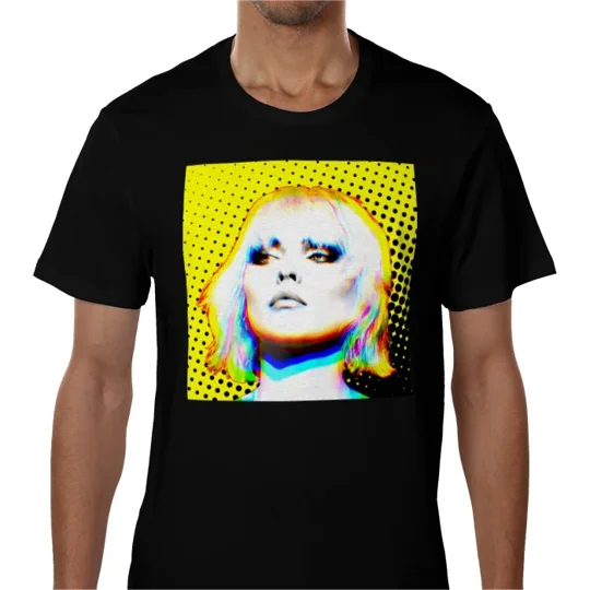 Blondie Debbie Harry-Inspired Art Black Fan T-Shirt