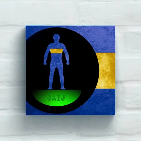 Boca Juniors-Inspired Football Figure Art 20 x 20in Canvas Print