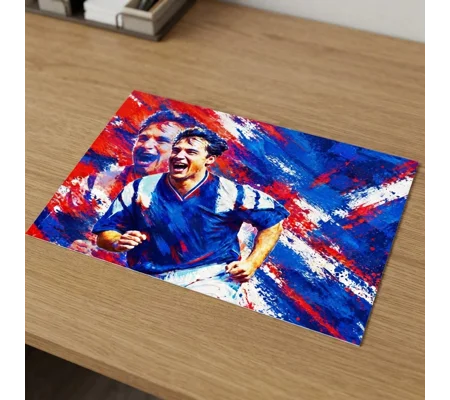 Bonnie Prince Ally | McCoist Rangers-Inspired Tribute Art Digital Print