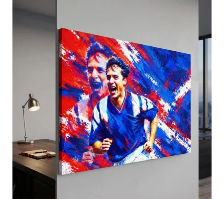 Bonnie Prince Ally | McCoist Rangers-Inspired Tribute Canvas