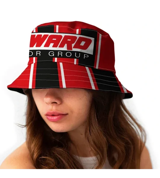 Bournemouth 2001 home-inspired retro bucket hat in heavyweight canvas