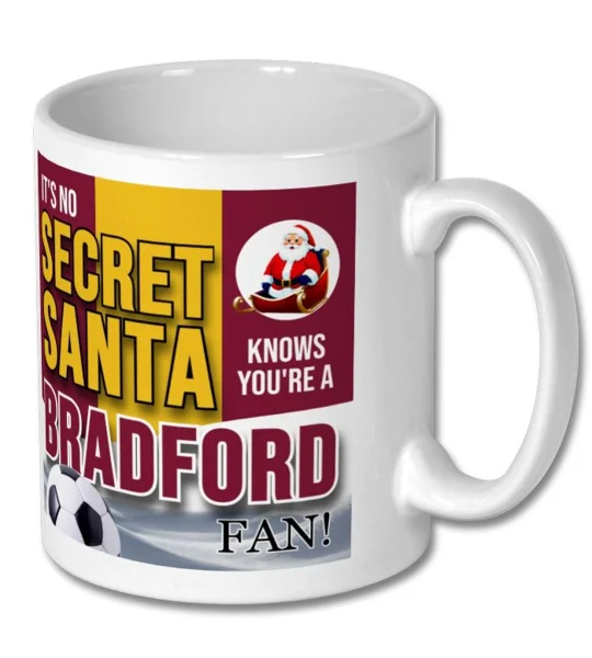 Bradford Secret Santa Christmas Gift Mug