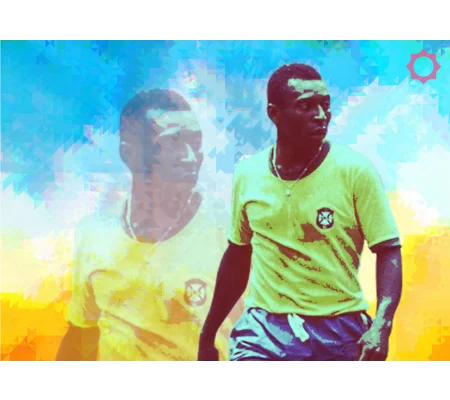 Brazil Pele Iconic Pop-art Digital Print