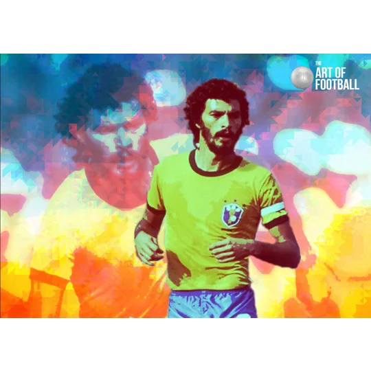 Brazil Socrates Iconic Pop-art Digital Print