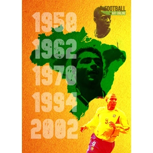 Brazil World Cup Legends Digital Print
