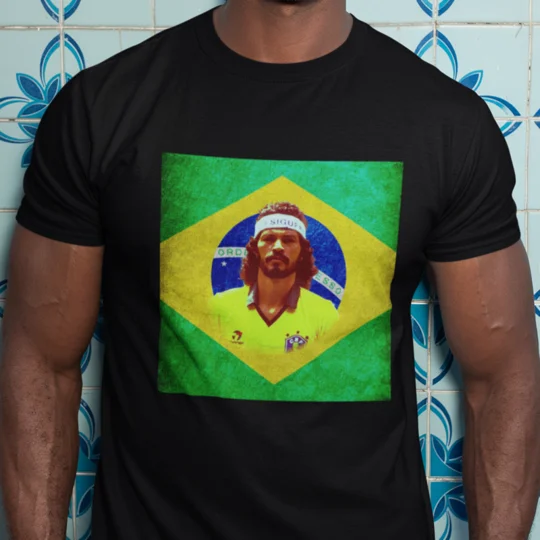 Brazil Socrates T-Shirt Black