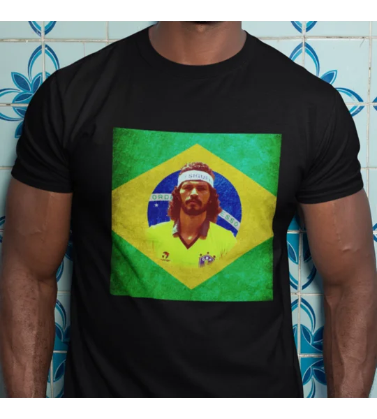 Brazil Socrates T-Shirt Black