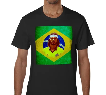 Brazil Socrates T-Shirt Black