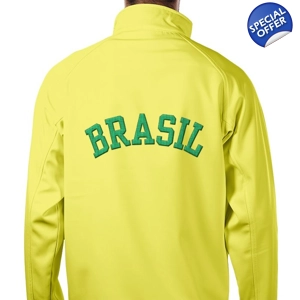 Brazil Embroidered Softshell Jacket