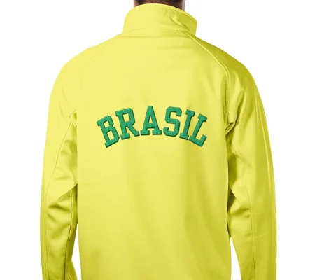 Brazil Embroidered Softshell Jacket