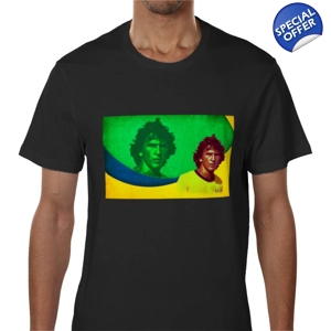 Brazil Zico T-Shirt Black