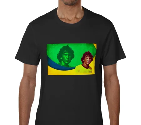 Brazil Zico T-Shirt Black