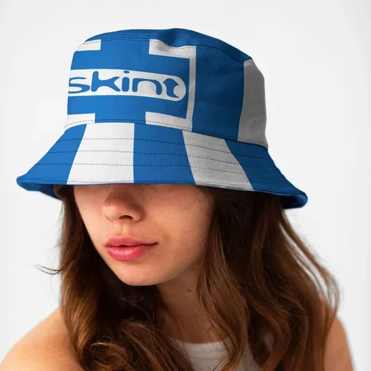 Brighton 1999 home-inspired retro style bucket hat with classic football design