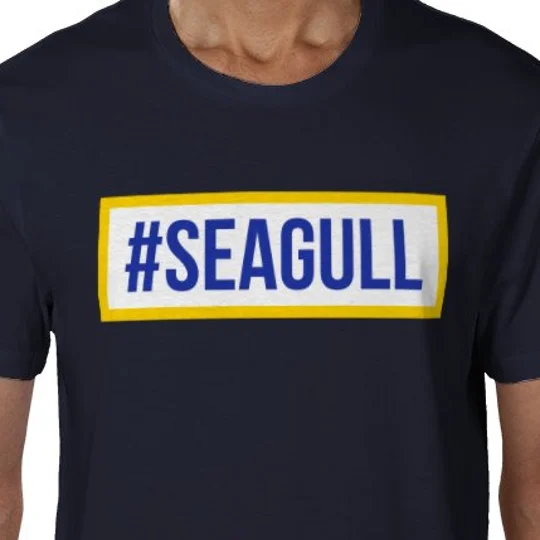 Seagull Hashtag Fan T-Shirt