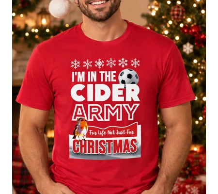 Cider Army | Bristol City-Inspired Christmas Football T-Shirt