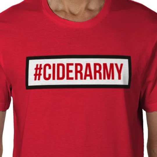 Cider Army Hashtag Fan T-Shirt