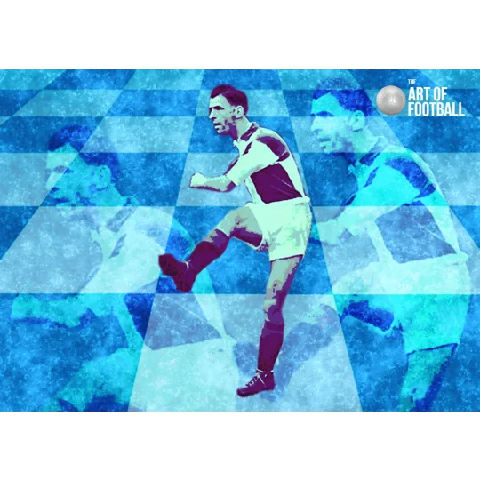Bristol Rovers Geoff Bradford Iconic Legend Digital Print