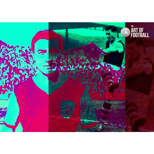 Burnley Jimmy Mcilroy Legend Retro Pop-art Digital Print