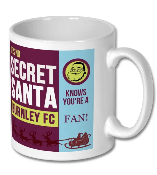 Burnley Secret Santa Christmas Gift Mug
