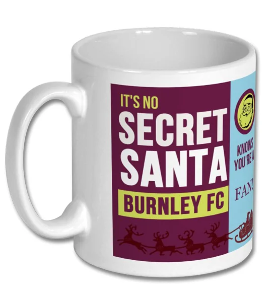 Burnley Secret Santa Christmas Gift Mug