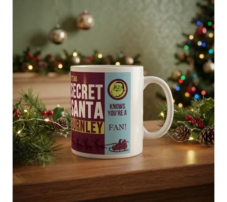 Burnley-Inspired Secret Santa Christmas Gift Mug