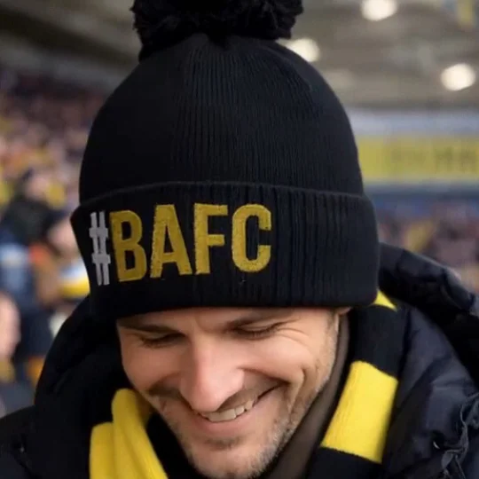 Burton Hashtag Embroidered Retro-Style Bobble Hat