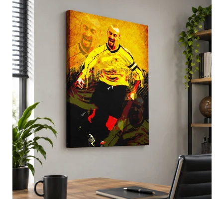 Burton-Inspired Stridey Club Legend Retro Canvas Wall Art